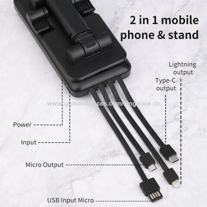 POWERBANK ET SUPPORT TELEPHONE INTEGRE